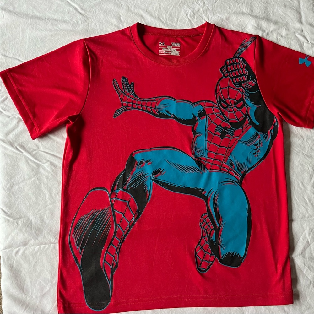 Spider-Man Under Armour shirt